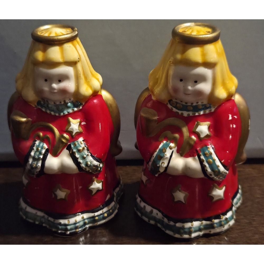 Angel Salt/Pepper Shakers Set of 2‎ Vintage Kmart